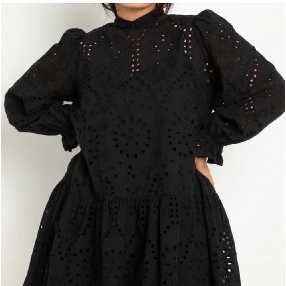 Eloquii easy eyelet dress